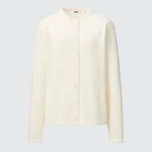 Uniqlo Women's Off-White Cardigan Sweater